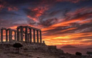 Athens to Lake Vouliagmeni and Temple of Poseidon Private Tour